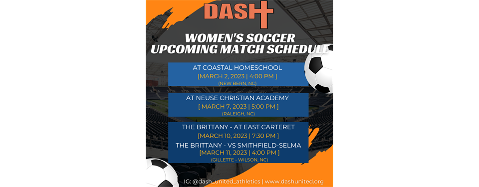 DASH Women's Soccer Season Begins